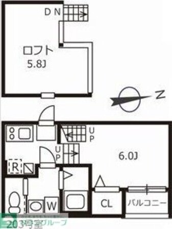 ハーモニーテラス十番IVの物件間取画像